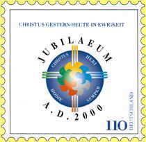 Die erste Briefmarke diese Jahrtausends - Ihre Post